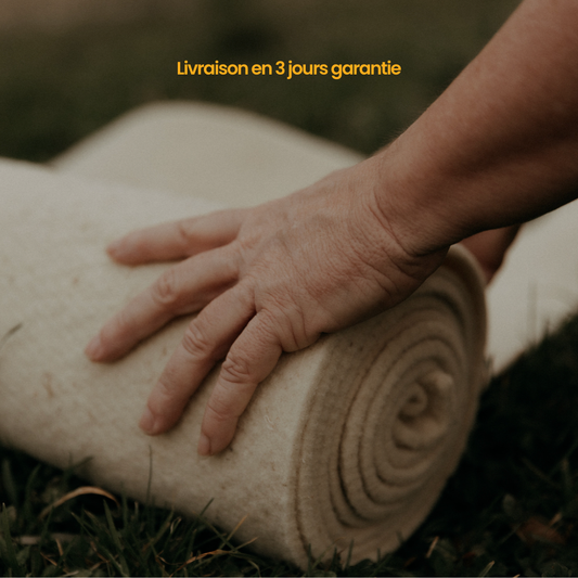 Rouleau paillage 100% laine - Fabriqué en France 🇫🇷 - en précommande - Livraison à partir du 16.03