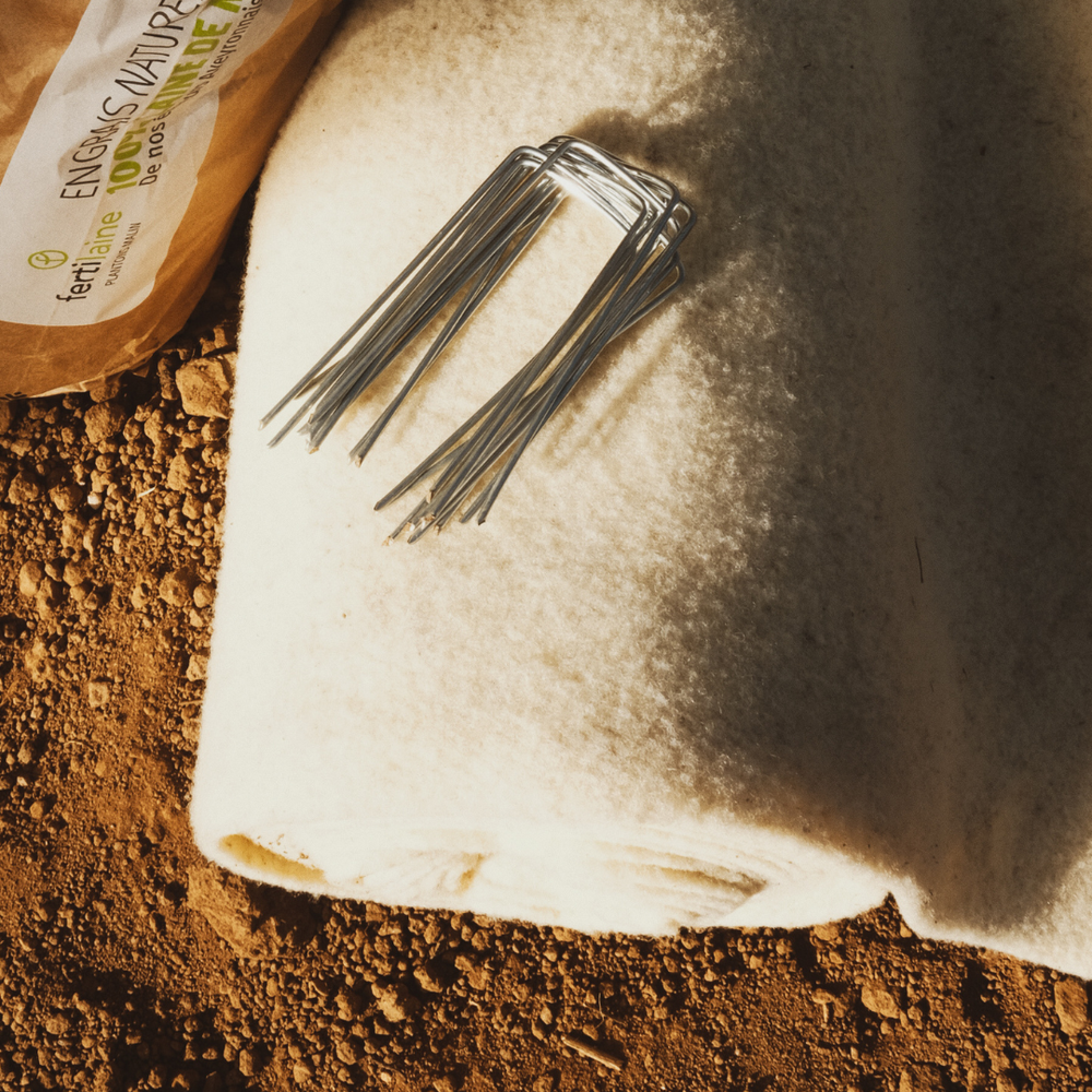 Agrafes pour paillages x10