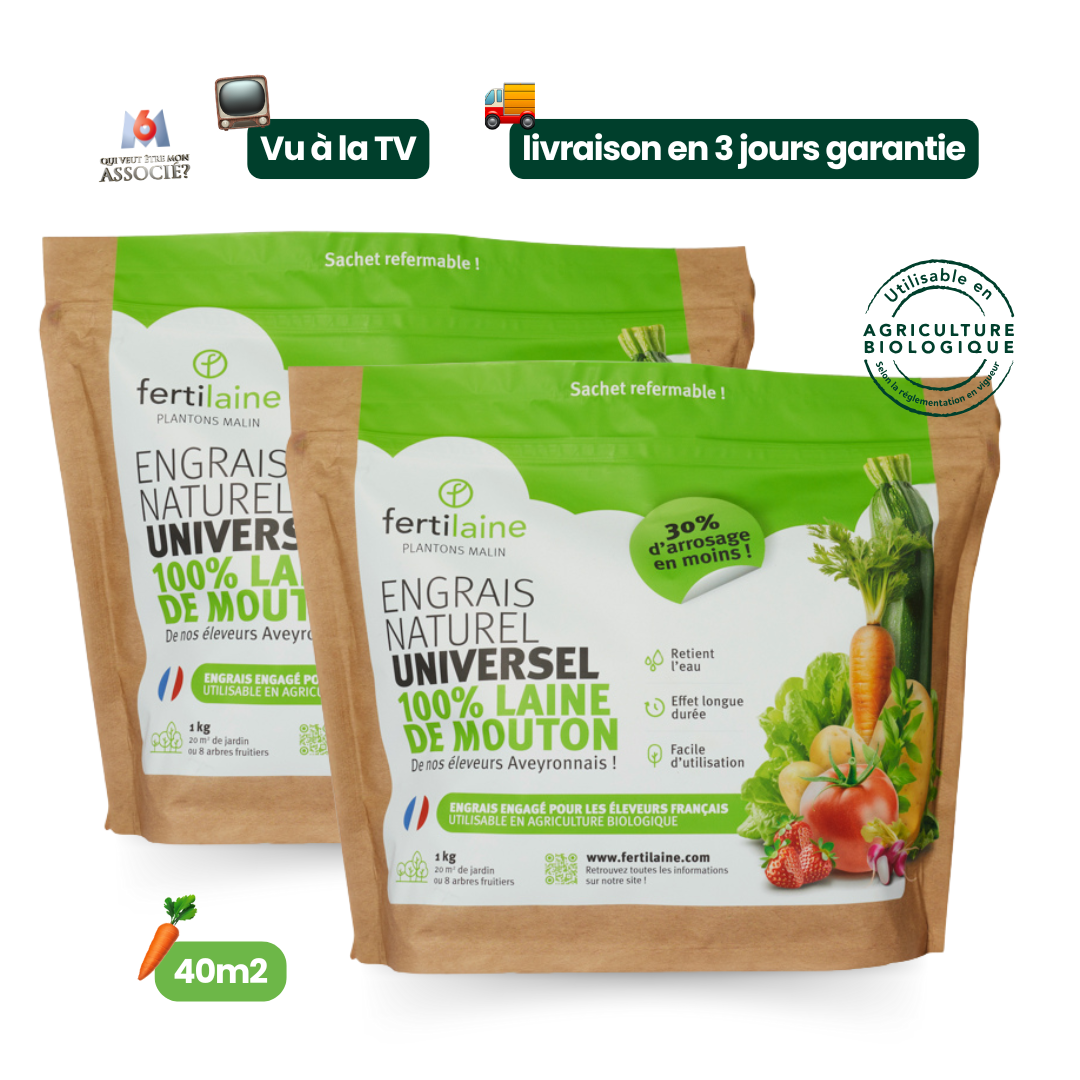 Notre engrais naturel 100% laine de mouton 🐑