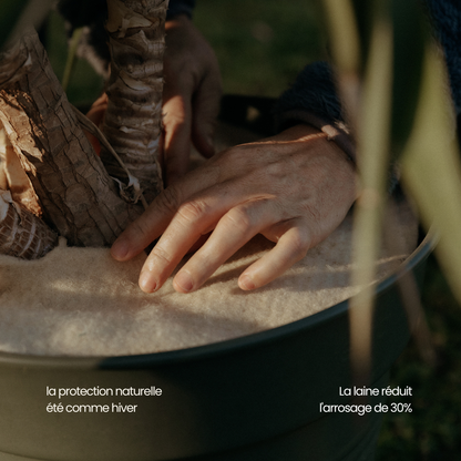 Disques paillage 100% laine - Fabriqué en France 🇫🇷