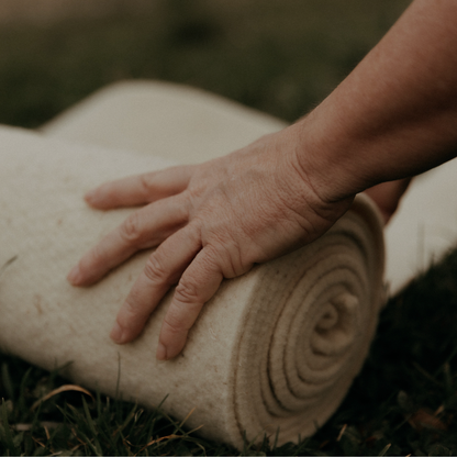 Rouleau paillage 100% laine - Fabriqué en France 🇫🇷