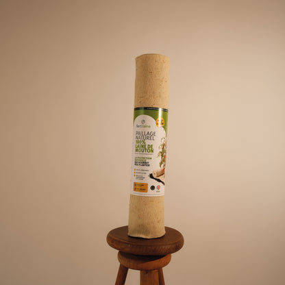 Rouleau paillage 100% laine - Fabriqué en France 🇫🇷