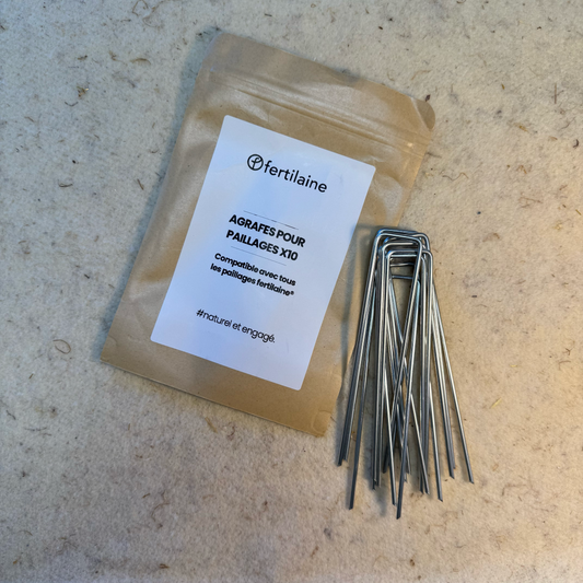 Agrafes pour paillages x10