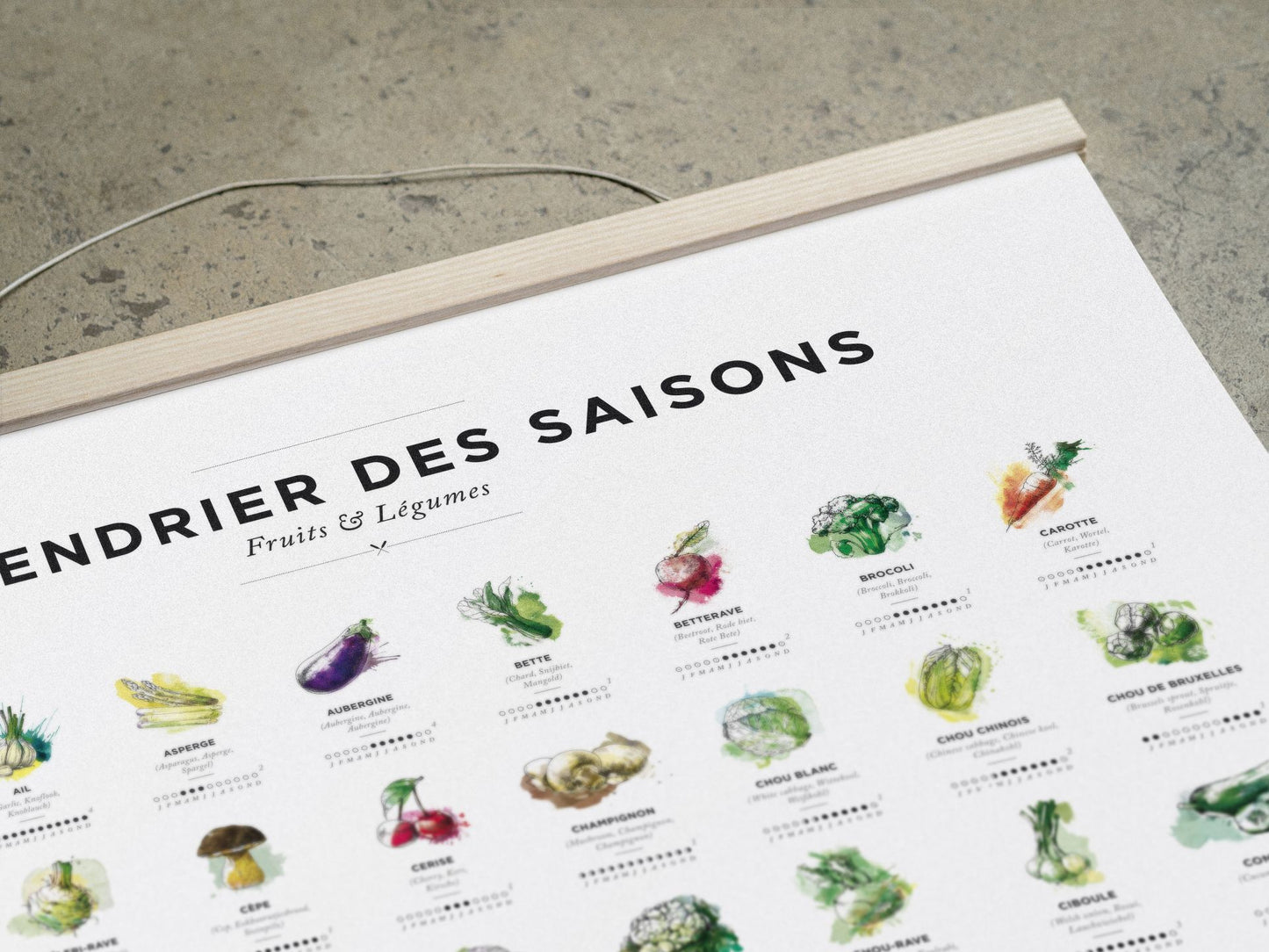Affiches - Calendrier de saison