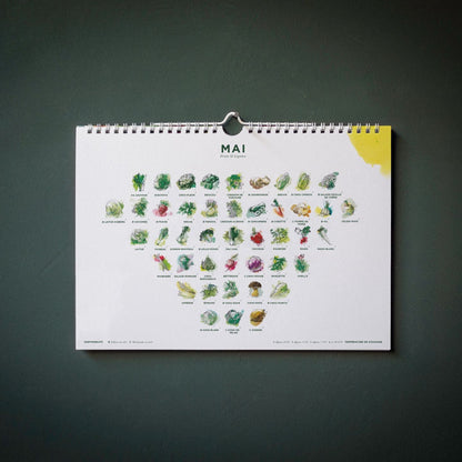 Calendrier de saison - fruits et légumes