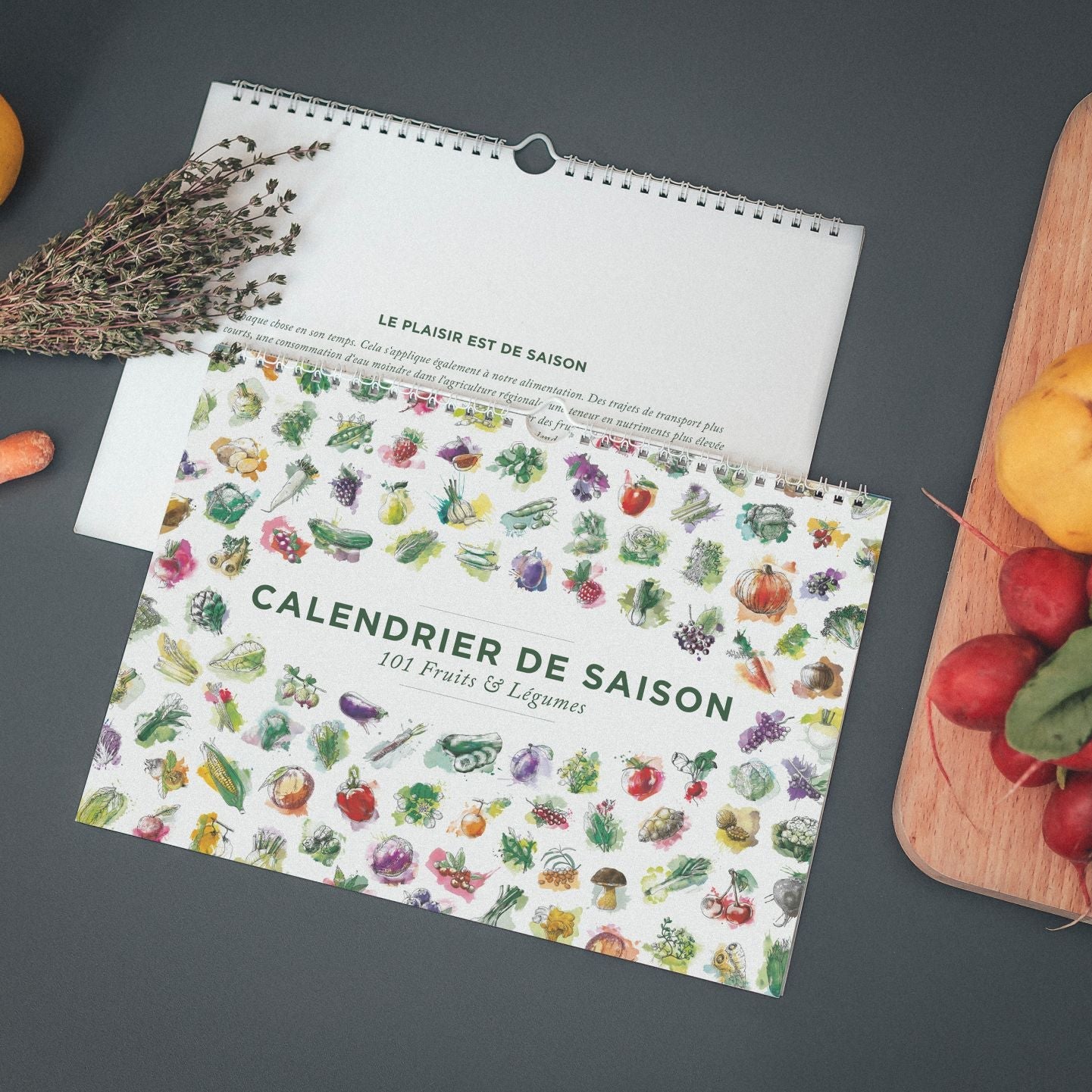 Calendrier de saison - fruits et légumes